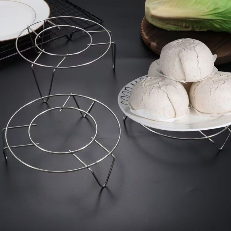 SS 2-Tier Round Steamer Rack