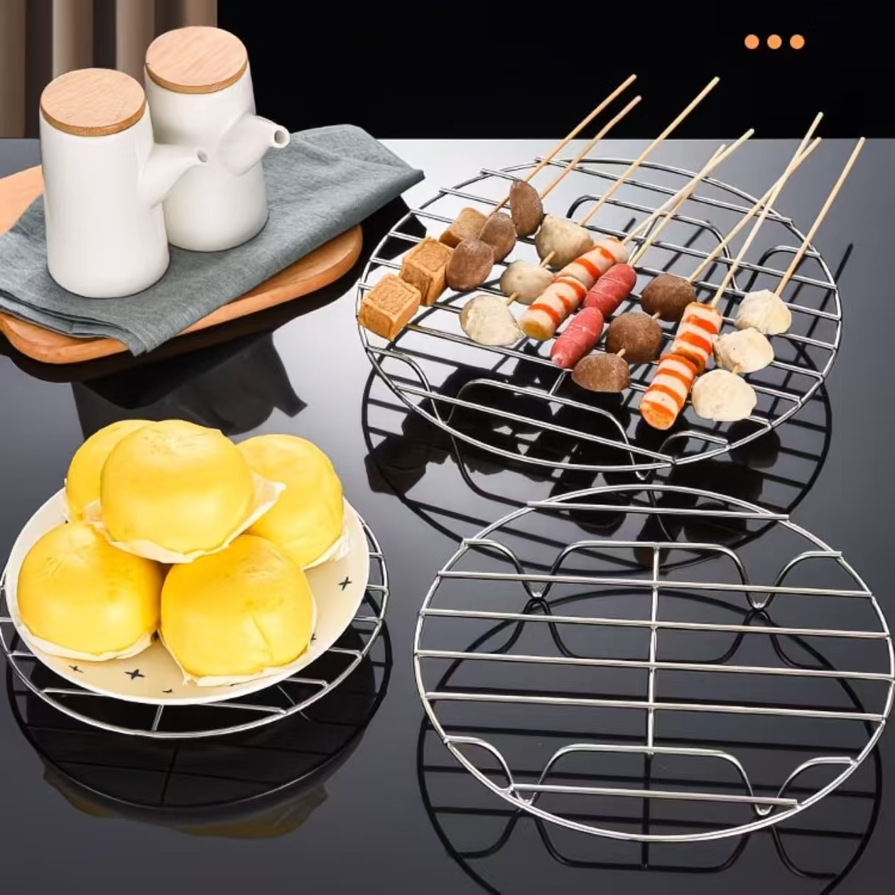SS Flower Steamer Rack