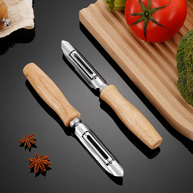 Wooden Handle Peeler