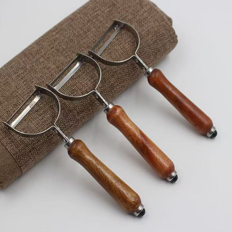 Wooden Handle Peeler 3Pcs Set