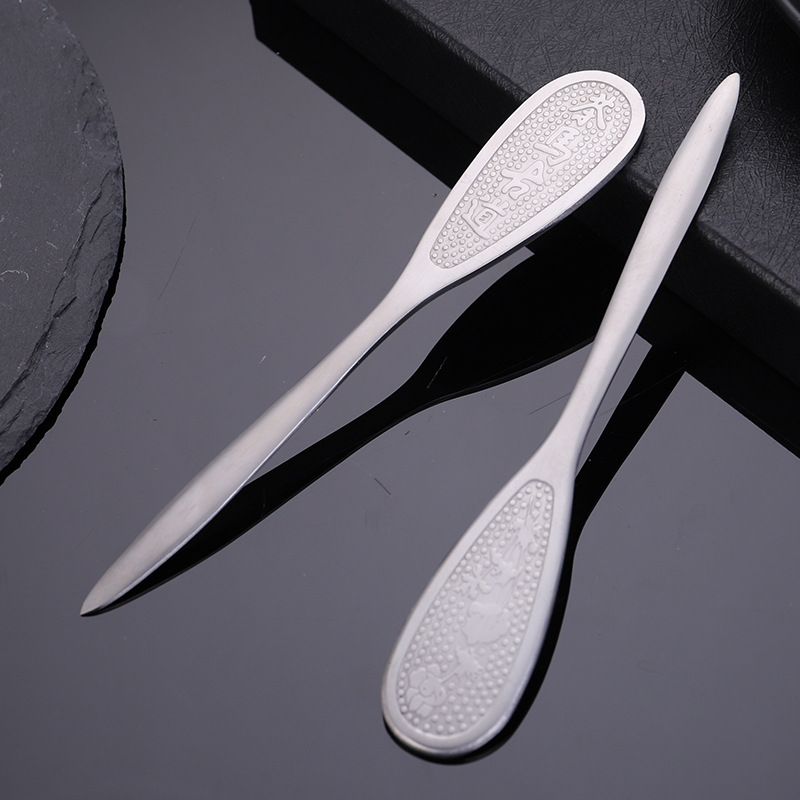 Simple Stainless Steel Spoon & Fork